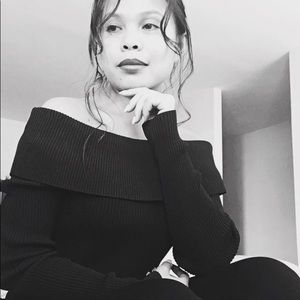 Off Shoulder Sweater